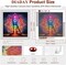 5D Chakra Mandala Diamond Painting Kit for Adults – Full Drill Round Diamond Art for Beginners – DIY Mandala Dot Art Craft, Home Wall Décor & Gifts – 12x12 Inches